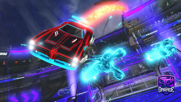 A Rocket League car design from Wresets12