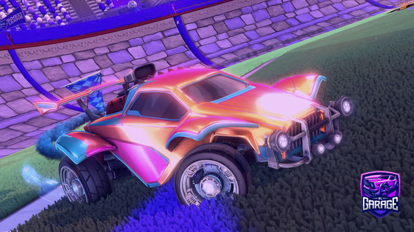 A Rocket League car design from FlyRL0