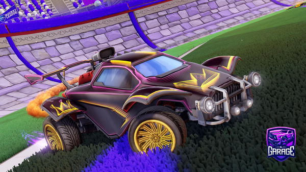 A Rocket League car design from geneticYT