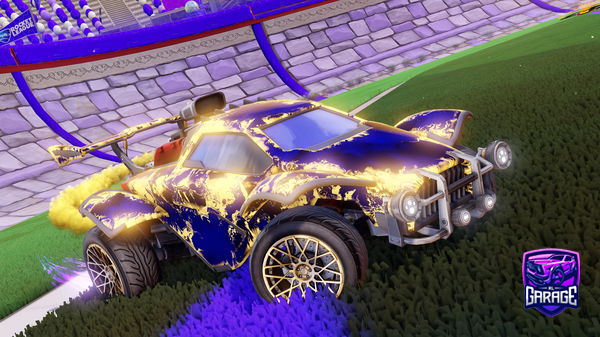 A Rocket League car design from ixzz