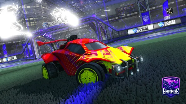 A Rocket League car design from Pacmology