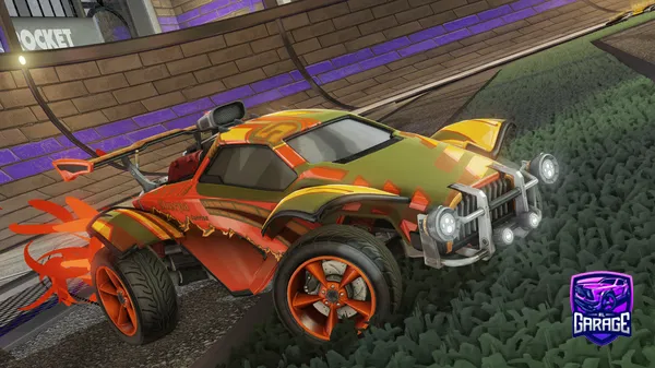 A Rocket League car design from Warrior11