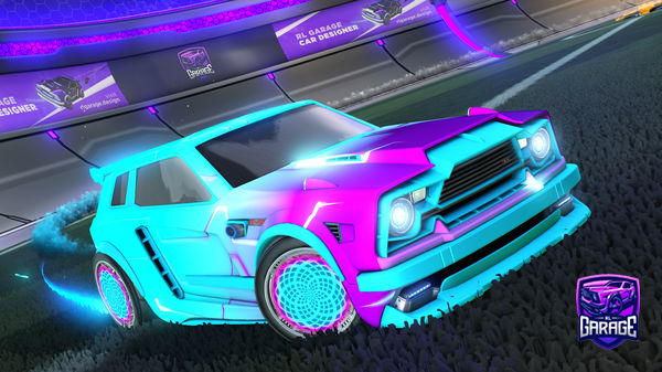 A Rocket League car design from Huntergto68yt