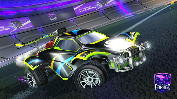 A Rocket League car design from XxRL_OzxX