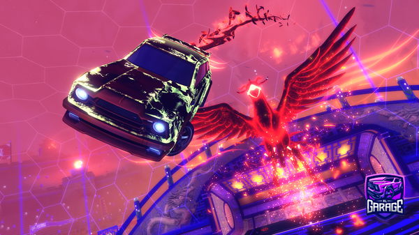 A Rocket League car design from Mustang_1500