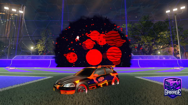 A Rocket League car design from ALxLXD01
