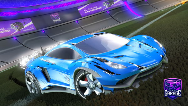 A Rocket League car design from dieguilin