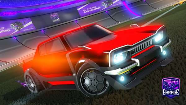 A Rocket League car design from Carbonator