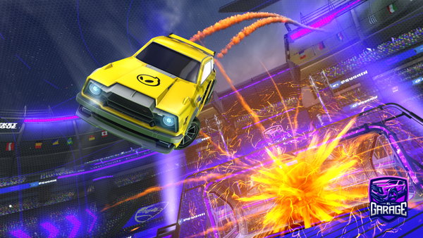 A Rocket League car design from sweal_
