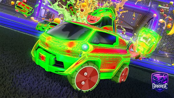 A Rocket League car design from Johnny69