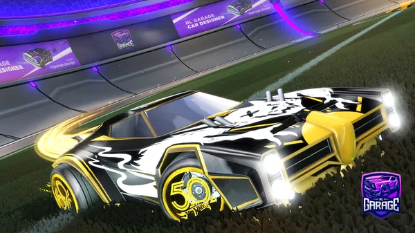 A Rocket League car design from Holdmylauchyt