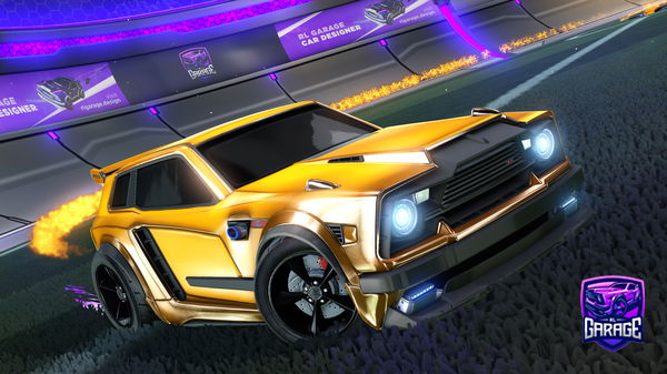 A Rocket League car design from Azo_722
