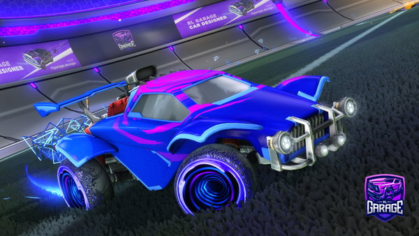 A Rocket League car design from sscdtho