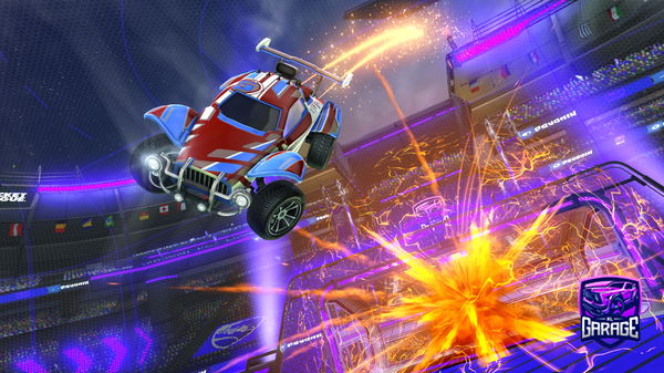 A Rocket League car design from Orangutan15