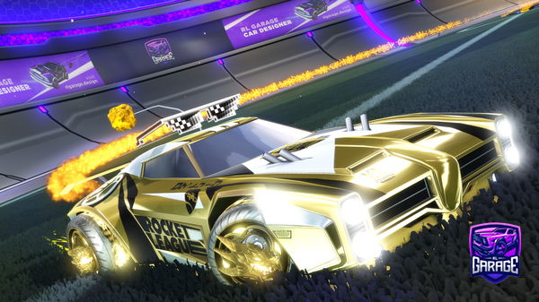 A Rocket League car design from Hattisch