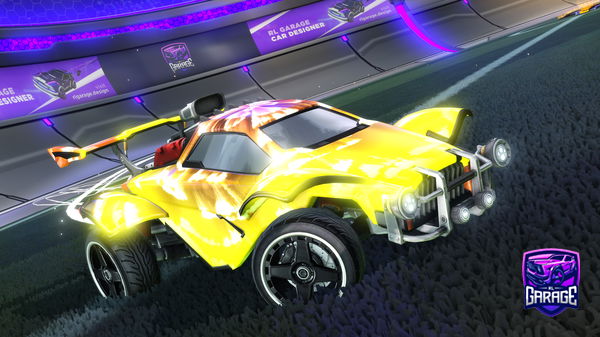 A Rocket League car design from Isksieiifgifj