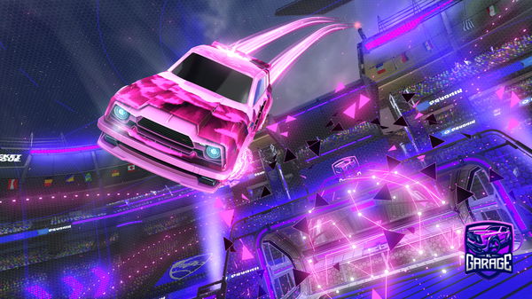 A Rocket League car design from Wiidebeest