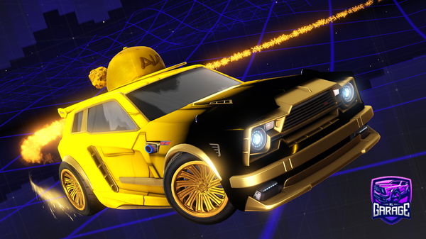 A Rocket League car design from usedzombas