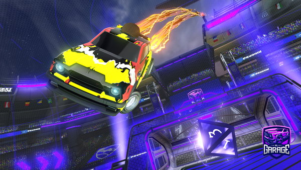 A Rocket League car design from Multishot6517