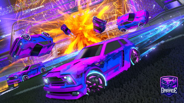 A Rocket League car design from gibsonlp75