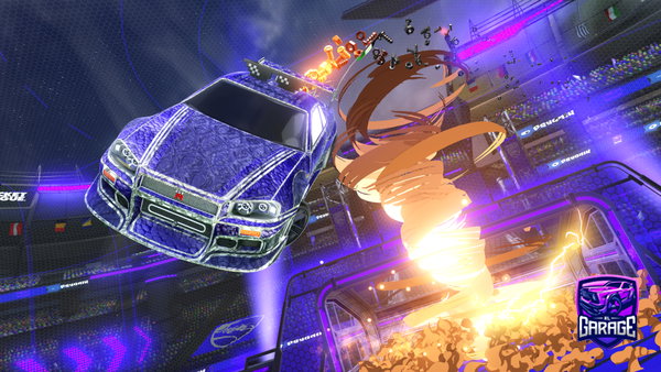 A Rocket League car design from OmarxOsama