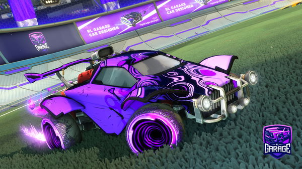 A Rocket League car design from Froggy19