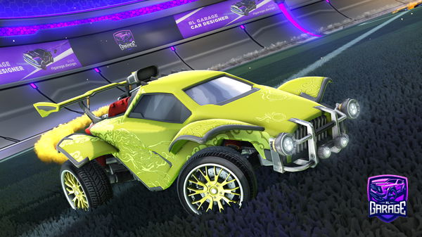 A Rocket League car design from KingOfPuercos