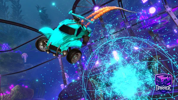 A Rocket League car design from ILikeTrains346