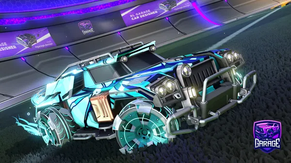 A Rocket League car design from HELL78