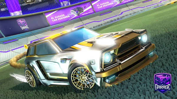 A Rocket League car design from TrickyTeK