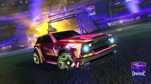 A Rocket League car design from Titanpowe132