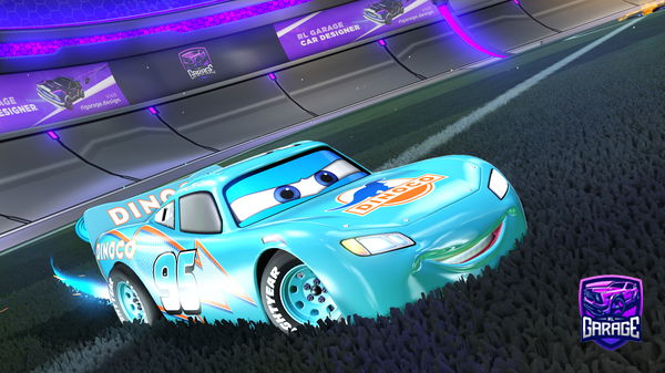 A Rocket League car design from LeadoffCannon12