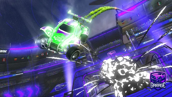 A Rocket League car design from Nikodog77