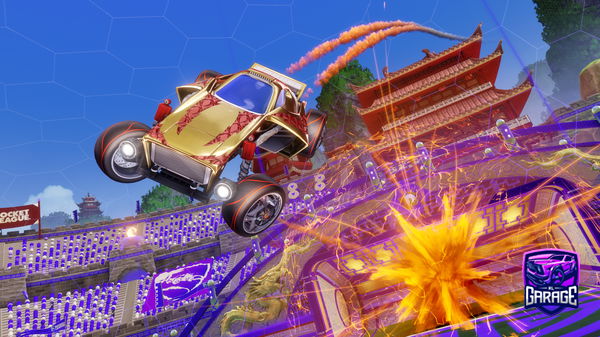 A Rocket League car design from wlh15b