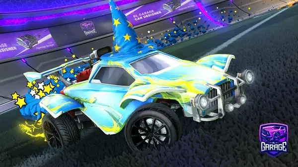 A Rocket League car design from Zirered