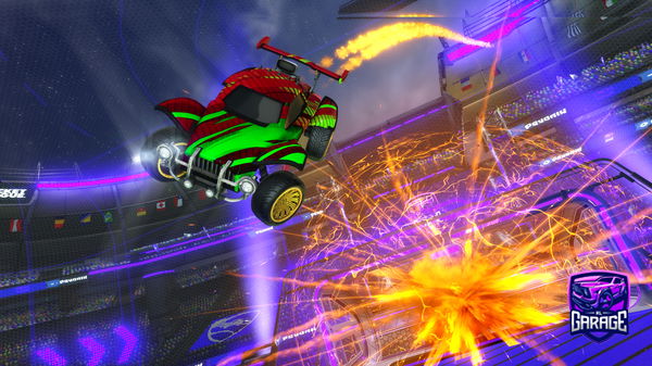 A Rocket League car design from howak