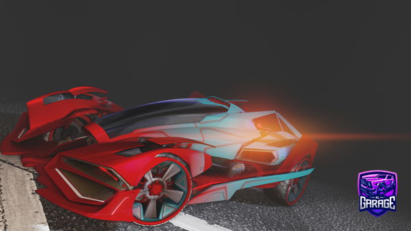 A Rocket League car design from MrRogers143
