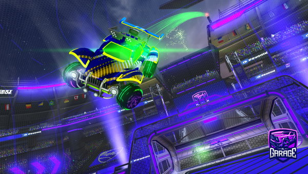 A Rocket League car design from White1231