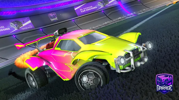 A Rocket League car design from explodingfirefox
