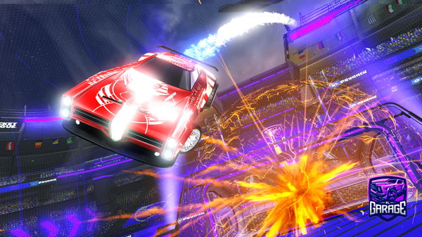 A Rocket League car design from Notfaru-__-