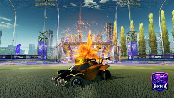 A Rocket League car design from TTVPulseDxyz