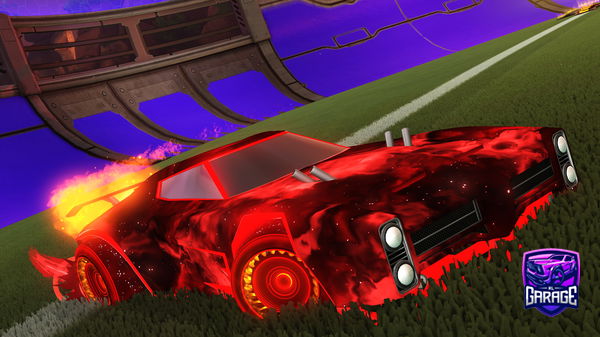 A Rocket League car design from stova