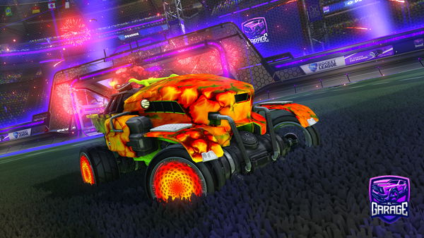 A Rocket League car design from ToxicWaffle39
