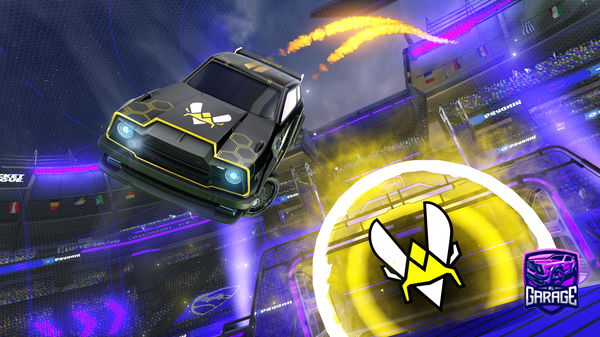 A Rocket League car design from teamvitality