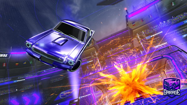 A Rocket League car design from Tronik