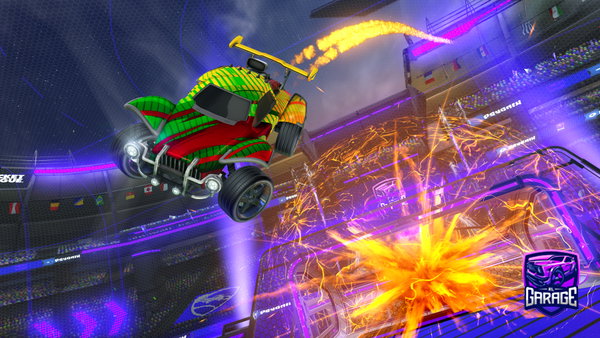 A Rocket League car design from M-9q