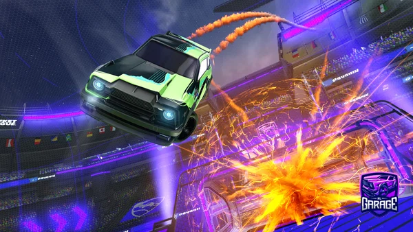 A Rocket League car design from FreddAndres7