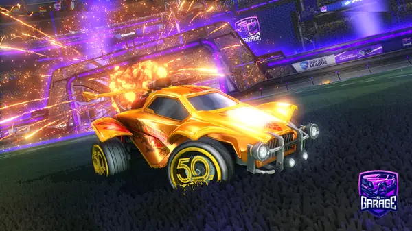 A Rocket League car design from Footyflare2008