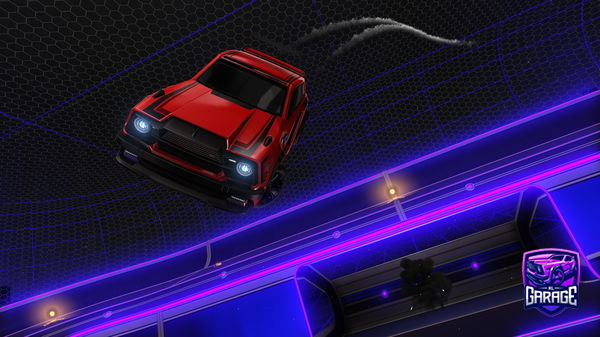 A Rocket League car design from LWG1