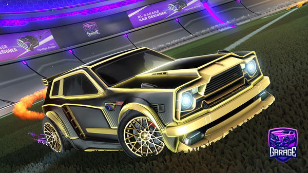 A Rocket League car design from PCH8166